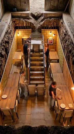 Underground Restaurant Transformation Cinematic Construction Timelapse