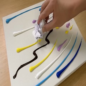 How to Draw Water Reflection Effect / Acrylic Painting Techniques | MAY Art.