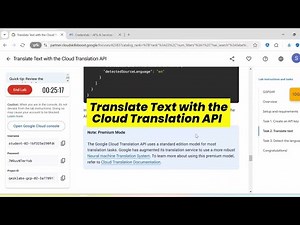 Translate Text with the Cloud Translation API | GCP lab with explanation | GSP049