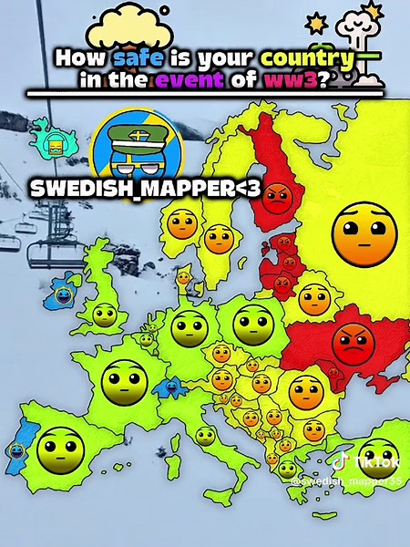 Assessing Country Safety in the Event of WW3