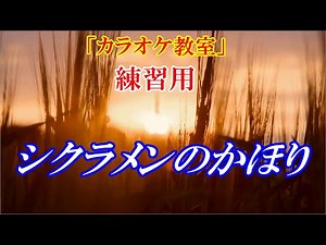 【シニアカラオケ教室】※練習用 シクラメンのかほり 布施明 歌い方の歌詞付き 「シクラメンのかほり歌い方解説動画」こちら↓URL 講師：末光