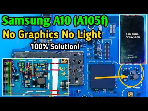 Samsung A10 Black Screen Problem Fix! Samsung A10 No Graphics No Light Solution