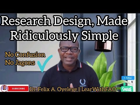 Research Design Made Ridiculously Simple (No Confusion, No Jargon)