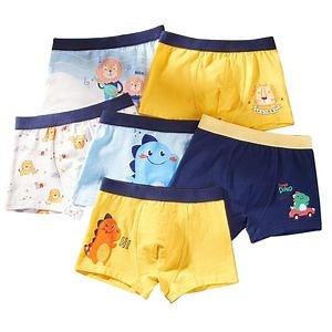 [Hot Item] Boy Underwear Cartoon Kids Underwear Dinosaur Lion Pattern Boys Panties