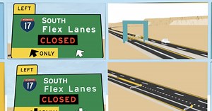 How I-17 'flex lanes' will use swinging arms, gates to keep cars moving safely