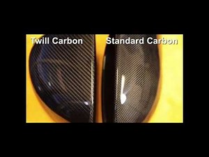 Comparing Real Carbon Fiber Patterns (The Difference between Twill and Standard Carbon)