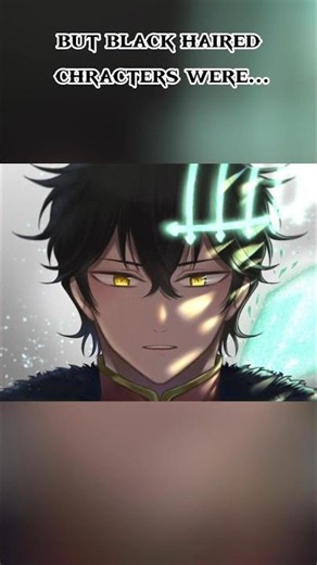 Black hair and white hair anime chracters