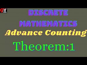Discrete mathematics Advance Counting: Theorem:1 #BscCSIT #BIT #BEIT #EnginerringCourse #BHM #BIM