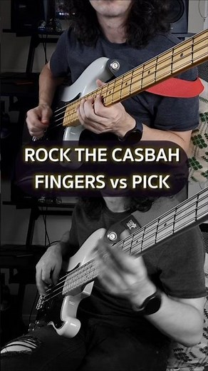 Rock The Casbah - Fingers vs Pick