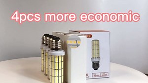 LED Light Bulb 2500lumen 200w Equivalent Super Bright 3000K Warm Daylight White 20W LED Bulbs Waterproof E26/E27 Medium Base for Outdoor Indoor Home Garage Backyard LED Corn Light Bulb Pack of 4