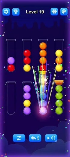 Ball sort puzzle level 19