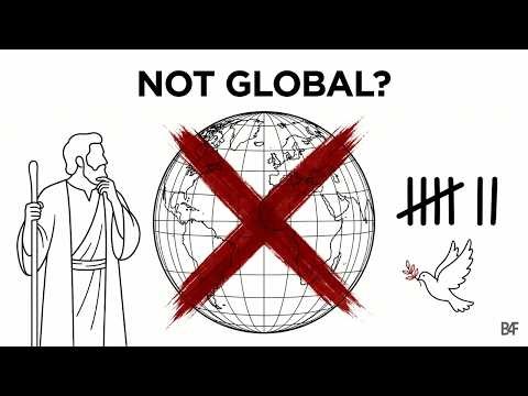 Noah’s Flood: Why a Global Reading is Mathematically IMPOSSIBLE