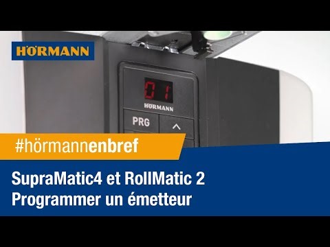 Programmer un émetteur sur SupraMatic4 et RollMatic 2 I Hörmann