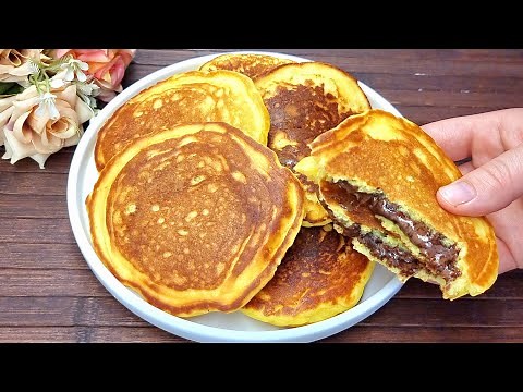 Η καλύτερη συνταγή για Pancakes💯Τα πιο Μαλακά και Αφράτα με όλα τα μυστικά👌Fluffy Pancakes recipe 🎉