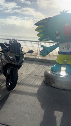 Two Beautiful Views ☀️🌊 #kawasaki #636 #fyp #Goldcoast