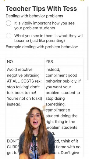 Remember: sometimes a problem will ALWAYS be a problem. That’s okay too. That’s one student. I hope this helps someone out there! #teachertips #teach