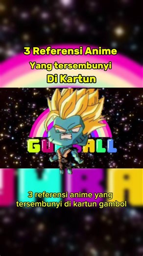 Anime References in Gumball Cartoon #funfacts #theamazingworldofgumball