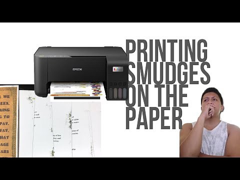 HOW TO FIX PRINTING SMUDGES FOR EPSON L3210