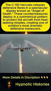 The C-130 Hercules "Angel of Death" Flare Display