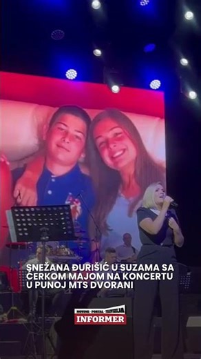 Snežana nije mogla da obuzda emocije kada joj se na sceni pridružila ćerka Maja!