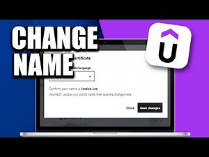 How To Change Your Udemy Name (Easy 2025 Guide)