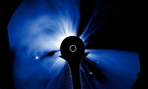 Coronal mass ejection causes Earth's largest solar radiation storm in more than 20 years