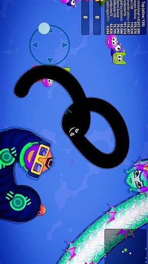 Worms Zone io #wormszone #snakegame #ytshorts