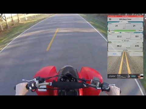 Honda Trx400ex TOP SPEED!!