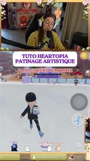 Maevys on Instagram: "Tutoriel Heartopia pour apprendre le patinage ! ⛸️ J’y joue chaque matin en stream sur Twitch : Maevys ! Vous pouvez m’ajouter et jouer avec moi 🥰 Dans mon discord vous aurez aussi des amis pour jouer + astuces et discussions ! ☺️ (Lien de mon discord sur ma page Twitch) Je vous publierai aussi les événements et astuces ! N’hésitez pas à me suivre et me rejoindre pour découvrir le jeu ! ❤️ #freetoplay #cosy #jeu #heartopia #heartopiagame"