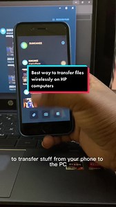 Best way to transfer files wirelessly on your HP computer @hp #hp #pctips #computertricks #techtok #pcapps #apps #duncanzz #hpquickdrop #airdrop #quickdrop