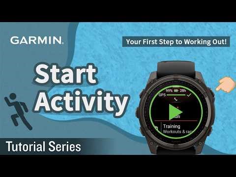 Tutorial - Starting an Activity on Your Garmin Smartwatch? Here’s the Easiest Way!