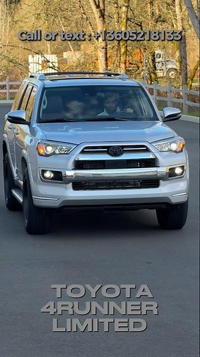2023 Toyota 4Runner Limited3 Row • Luxury • Legendary SUV #Toyota4Runner #SUVLife #AutoVisionPNW