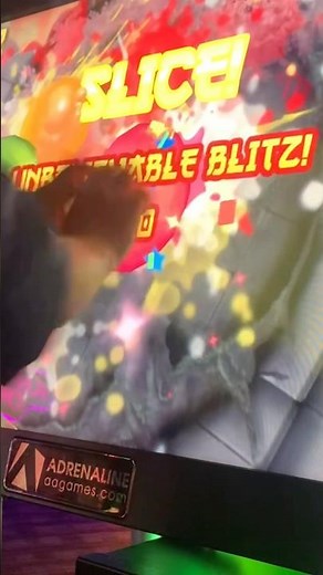 Going on an unbelievable Fruit Ninja blitz frenzy 🔪🍓🍎🍉🍌 #arcade #fruitninja #gaming