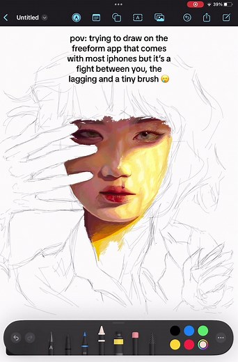 Challenging Digital Art on Freeform App