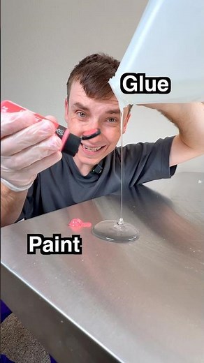 I Tried VIRAL Paint + Glue Slime Recipe 😳 Does it Actually Work? 👀