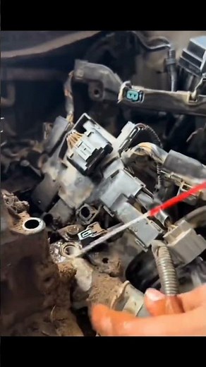 "Replacing the Coolant Temperature sensor if the Engine is cold and staring poorly" #repair #shorts