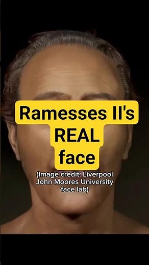 This is what Ramesses II REALLY looked like #history #facereveal #ancientegypt