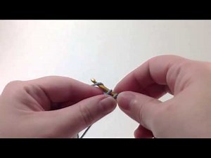 Pinhole Cast On for Circular Knitting Movie (right handed)