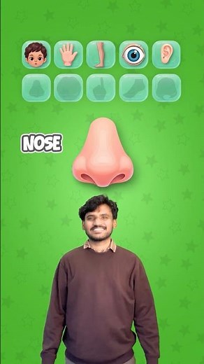 10 Body Parts for Kids! ✋ English Vocabulary | Learn with Cartoon Animation