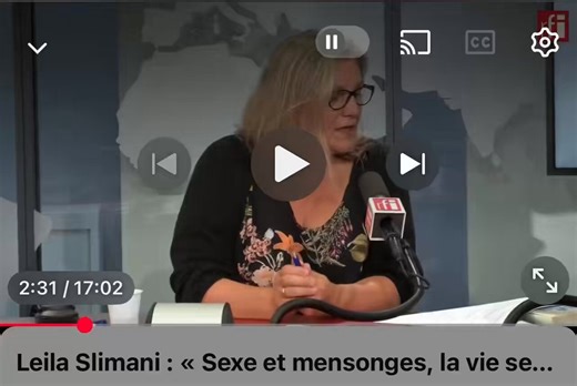 🛑 Bon accrochez-vous, c’est du lourd 😂🇲🇦🌈Leila Slimani n’est pas écrivaine algérienne, elle est marocaine 🇲🇦 elle rejoint « Émile Mauchamp, qui avait dit que « le mensonge au Maroc est une institution » La journaliste commence sa question par la schizophrénie marocaine 🇲🇦Nous sommes bien servis avec de telles déclarations qui viennent assoir tous les récits et témoignages sur cette société qui n’est régie par aucune conscience, par aucune loi et par aucune foi. Sevez vous, c’est buffet 