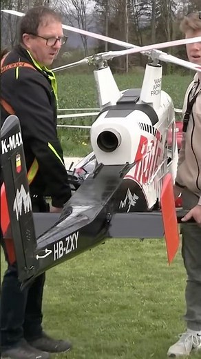 Takes TWO Men to Lift This Massive RC Helicopter! 😳