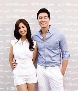 Yuri and Daniel Henney's Biotherm CF