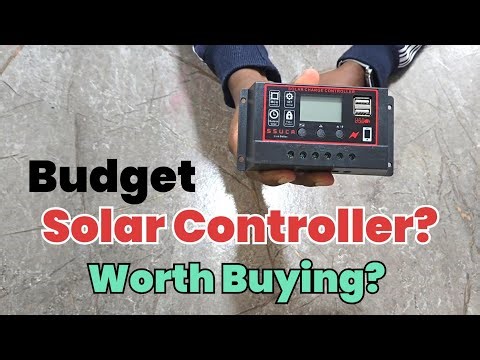 SSUCA 30A Solar Charge Controller Unboxing, Settings & First Look