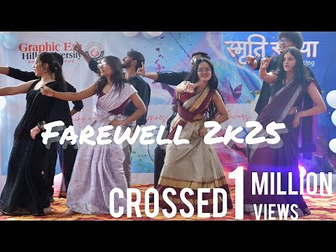 ✨️Farewell dance performance✨️||BCA||Graphic Era Hill University||Tere liye||Chuttamalle||Tum Tum||