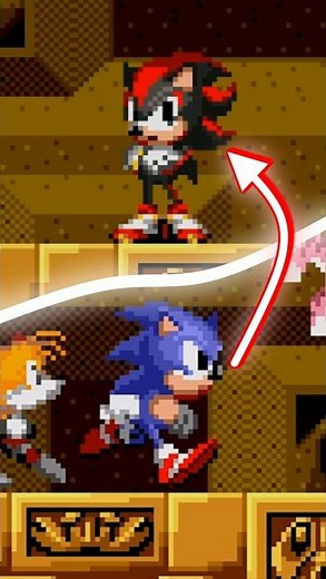Playable Shadow VS Bosses in Sonic Origins Plus 🔥 [Sonic Origins Plus Mods Shorts] #sonicshorts
