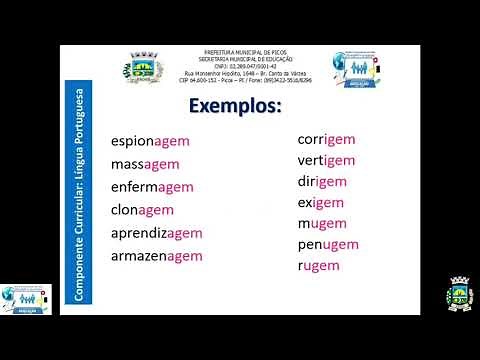 Língua Portuguesa 4º ano _ Aula 44 _ Palavras terminadas em AGEM, IGEM e UGEM