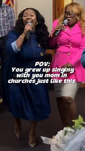 Literally been singing with my mama since I could talk! She used to sing solos at different churches, and we would do duets…… Lol Y'all already know…. She don’t play no games, when its time to go she go!! 📹Raven Fifer #Churchy #LKS #MamaV #GodKeepsHisPromises | Lisa Knowles-Smith