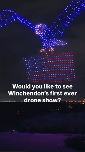 Would you like to see our first-ever drone show instead of a regular ol’ fireworks display? 🤔Let us know in the comments if you want to see Winchendon light up the sky in a whole new way at our Founder’s Day June 6th, 2026 Video credit Sky Elements Drones | Winchendon Community Park