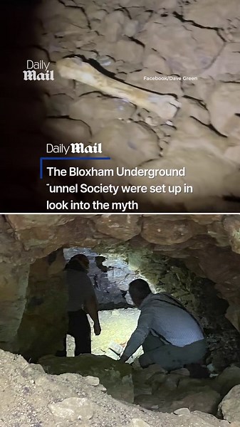 Locals find hidden network of tunnels underneath Oxfordshire village
