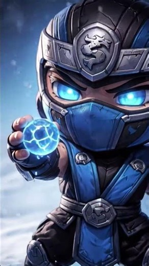 sub zero chibi version! #subzero #mortalkombat #subscribe #ice